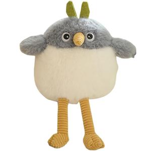 Мягкая плюшевая игрушка птичка, кукла цыпленок, плюшевая кукла высота 35cm/45cm/70cm MLING, серый