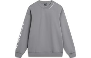 Лининг Спортивная Мода Коллекция Свитшот Унисекс Дымчато-чернильный серый, Дымчато-чернильный серый