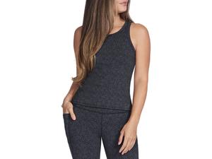 Топ Skechers GO WALK Daisies Women's Tank Top, серый металлик