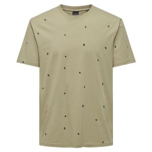 Футболка Only & Sons Dave Reg, бежевый