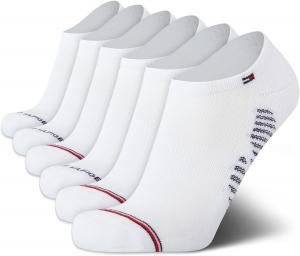 Мужские спортивные носки Tommy Hilfiger - носки с низкой посадкой (6 шт.), Premium White