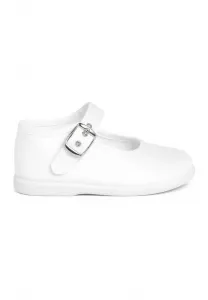 Детские туфли tela hebilla Pisamonas, Blanco