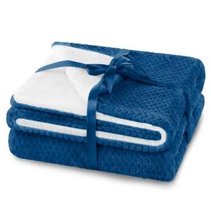 Мягкое одеяло FLHF Leepy, полиэстер - темно-синий - 130 x 180 см