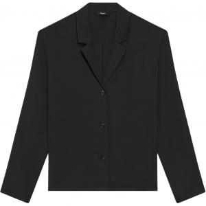 THEORY Женская черная рубашка