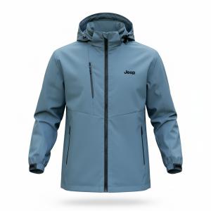 Тренч Unisex Stand Collar Moderate Jeep, lake синий