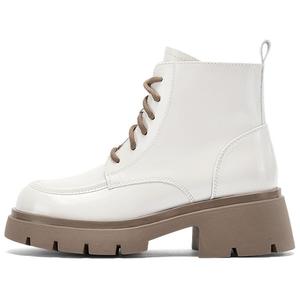 Женские ботинки DAPHNE Martin лакированные, экрю