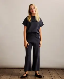 Детские брюки из однотонного трикотажа Coconut El Corte Inglés, антрацитовый