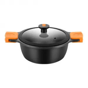 Эффективная кастрюля Pro Bra с крышкой, черный