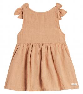 Льняное платье Baby Gisele Donsje, Clay