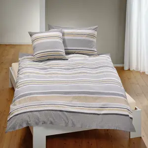 Комплект постельного белья Dream Sleep Seersucker Amelie 200x200 см + 2 x 80x80 см Traumschlaf