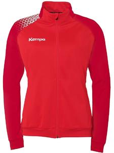 Женская куртка Ambition 28 Poly Jacket, цвет красный Kempa