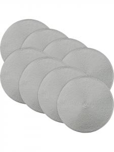 Erwin Müller Набор салфеток Amadora, 8 штук, серебристый цвет