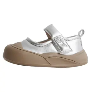 Нескользящие низкие туфли для малышей (для младенцев и малышей) MAIBUXIONG, серебряный