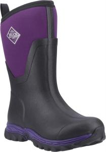Резиновые сапоги Muck Boots Arctic Sport II Mid для женщин, черные/ацай, зимние сапоги средней высоты