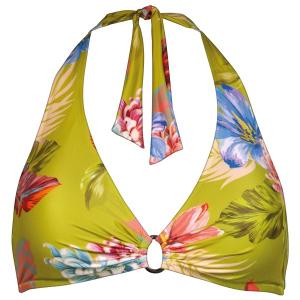 Женский бикини-топ с ботаническим принтом и вырезом-халтером Lidea, мультиколор