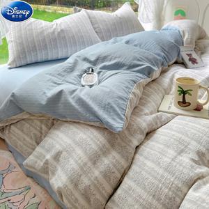 Disney Комплект постельного белья 4 предмета, 200x220 см, пододеяльник 220x240 см, ультрамягкий велюр, цвет ланмо