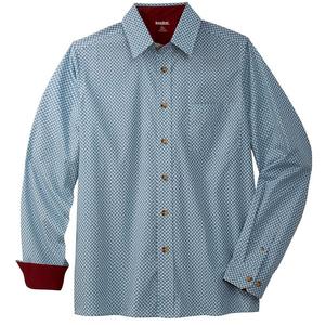 Мужская повседневная рубашка без защипов Kingsize Big & Tall KingSize, цвет Grey Diamond