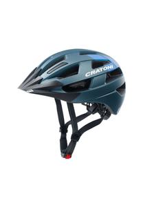 City - велосипедный шлем Velo-X бензиновый матовый CRATONI, синий
