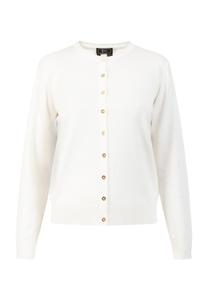 Вязаный кардиган faina, белый