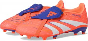 Кроссовки adidas Kids  League Predator Fold-Over Tongue Firm Ground/Multi Ground Cleats, Signal Coral/White/Beam Orange