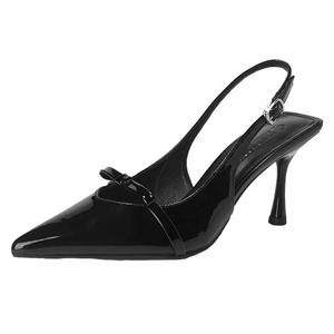 CAOT Туфли на высоком каблуке женские, белые/черные