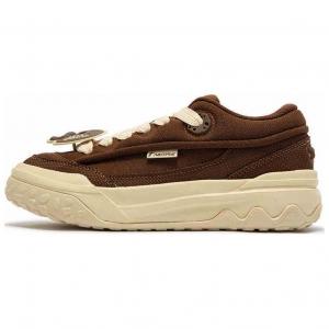 361° Кроссовки для скейтбординга Shortbread Anti Slip, износостойкие, женские, коричневые, бежевые