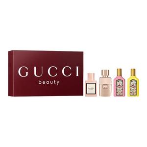 Миниатюрный набор парфюмерных проб в стиле люкс, eau de parfum и eau de toilette, жасмин, грушевый цвет, комплект из четырех флаконов GUCCI