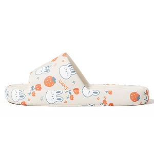 Cat power EVA нескользящие быстросохнущие шлепанцы унисекс белые (цветочный кролик), цвет White (Floral Rabbit)