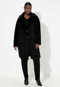 Зимнее пальто STYLE ASTRAKAN Ulla Popken, черный