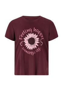 Футболка Viola с практичной технологией Quick Dry ZIGZAG, цвет Fig