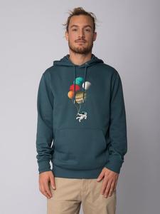 Толстовка wat? Apparel Sweatshirt Balloon Spaceman, цвет Petrol