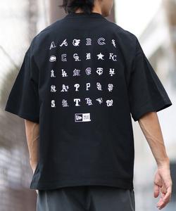 Футболка с коротким рукавом, оверсайз, с принтом на спине NEW ERA, черный