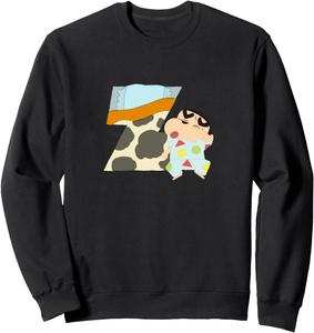 Крейон Шин-чан: Веселье! Учимся от А до Я. Толстовка Z Crayon Shinchan, черный