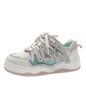 KLAOSD Скользостойкие амортизирующие низкие скейтерские кроссовки женские - розовые, цвет Pink