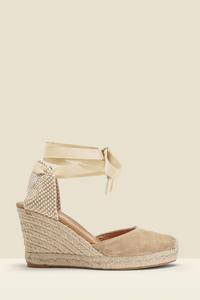 Замшевые эспадрильи Perla Valenciana на танкетке Sosandar