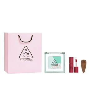 Тени для век Block три цвета Natural Clear 3CE