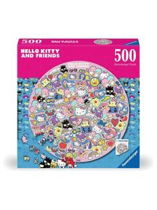 Пазл Ravensburger из 500 деталей «Hello Kitty and Friends» в красочном исполнении