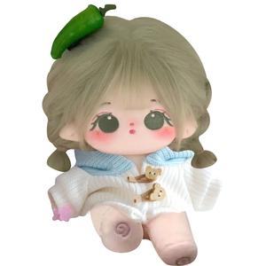 Круглый фритюрный аппарат для еды шерсть хлопок цветок детская кукла со скелетом тряпичная кукла куклы плюшевая кукла высота 20см Happy Fish