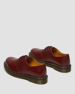 Ботинки мужские Dr. Martens кожаные со строчкой, красный