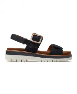 Синие сандалии на плоской подошве Ara, синий