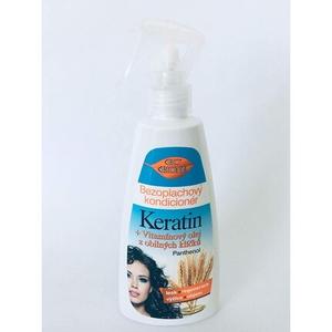 Регенерирующий несмываемый кондиционер с кератином, маслом зародышей пшеницы и пантенолом 260мл, Bione