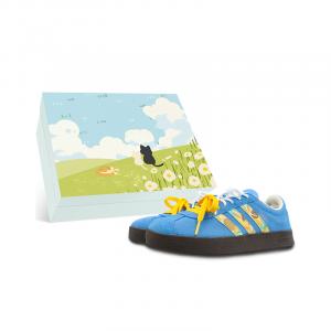 Adidas VL COURT 2.0 Low top German Army Trainers Unisex желтый синий