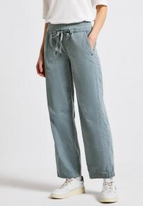 Брюки Street One WASHED LOOK , Blau/Blue-Grey