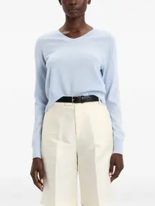 Свитер с V-образным вырезом Arch4, синий