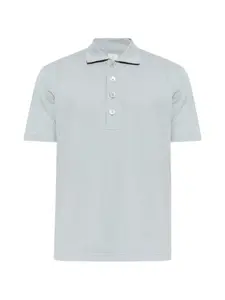 Рубашка-поло на пуговицах Eleventy, серый