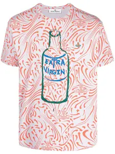 Футболка с графичным принтом и логотипом Vivienne Westwood, фиолетовый