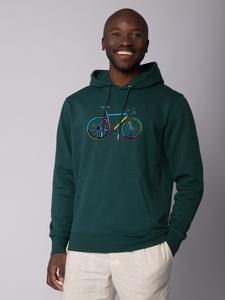 Толстовка wat? Apparel Sweatshirt Fahrrad by night, цвет Glazed Green