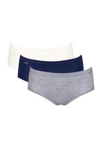 Комплект трусов-миди Basic+ для женщин, 3 шт Sloggi, цвет Multiple Colour 17