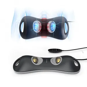 Новый электрический поясничный массажер с функцией разминания и нагревания, растягивающий поясничный массажер для спины Proxxi, черный