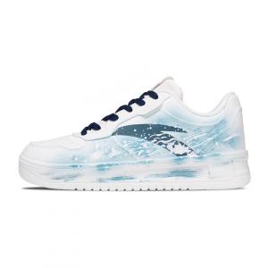 Anta Мужские низкие скейтбордистские кроссовки белого цвета с мягкой амортизацией и износостойким покрытием